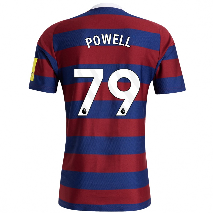 Enfant Football Maillot Rory Powell #79 Bordeaux Bleu Marine Tenues Extérieur 2024/25