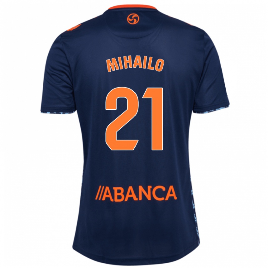 Enfant Football Maillot Mihailo Ristic #21 Bleu Marine Tenues Extérieur 2024/25