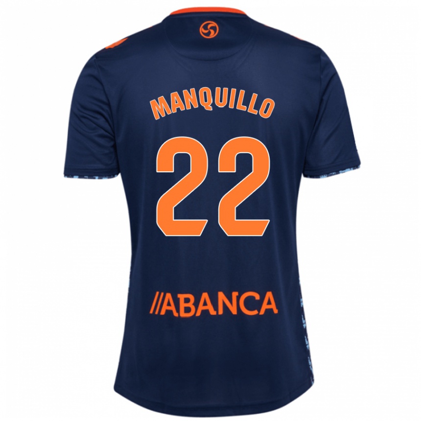 Enfant Football Maillot Javier Manquillo #22 Bleu Marine Tenues Extérieur 2024/25