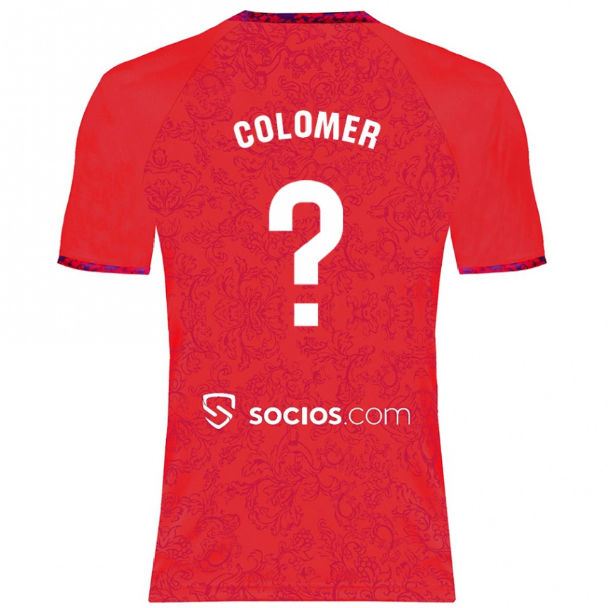 Enfant Football Maillot Carlos Colomer #0 Rouge Tenues Extérieur 2024/25