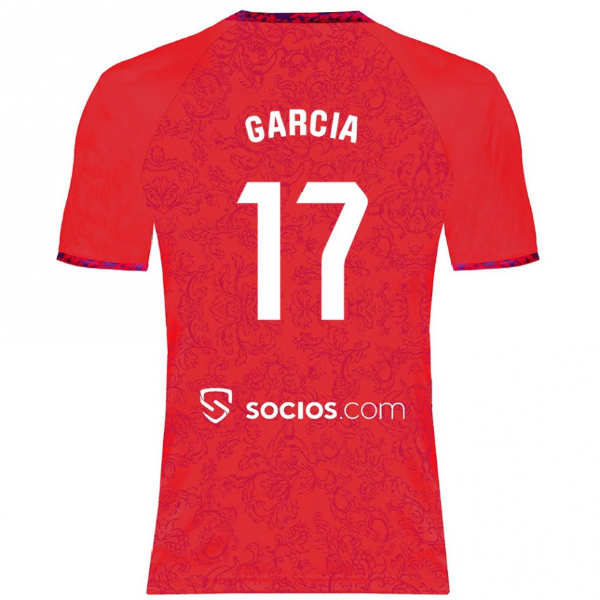 Enfant Football Maillot Débora García #17 Rouge Tenues Extérieur 2024/25