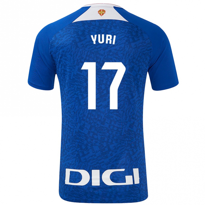 Enfant Football Maillot Yuri Berchiche #17 Bleu Roi Tenues Extérieur 2024/25