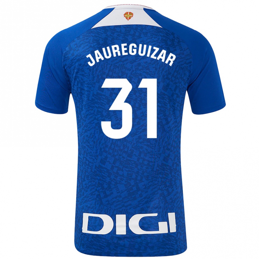 Enfant Football Maillot Mikel Jauregizar #31 Bleu Roi Tenues Extérieur 2024/25