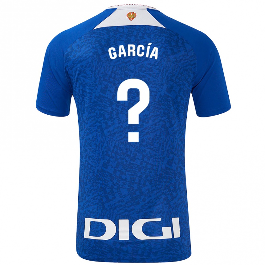 Enfant Football Maillot Simón García #0 Bleu Roi Tenues Extérieur 2024/25