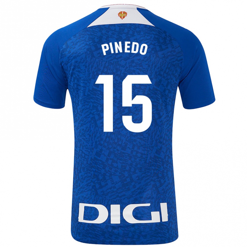 Enfant Football Maillot Clara Pinedo Castresana #15 Bleu Roi Tenues Extérieur 2024/25