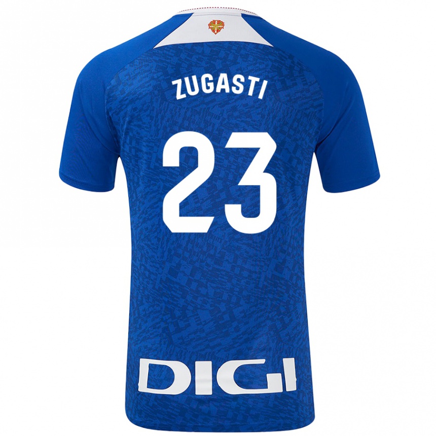 Enfant Football Maillot Patricia Zugasti Oses #23 Bleu Roi Tenues Extérieur 2024/25