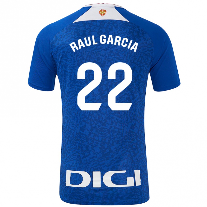 Enfant Football Maillot Raúl García #22 Bleu Roi Tenues Extérieur 2024/25