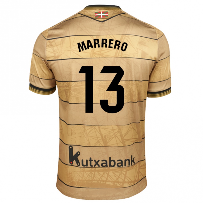 Enfant Football Maillot Unai Marrero #13 Marron Tenues Extérieur 2024/25