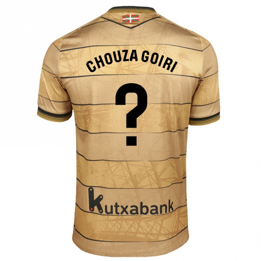 Enfant Football Maillot Nicolás Chouza Goiri #0 Marron Tenues Extérieur 2024/25