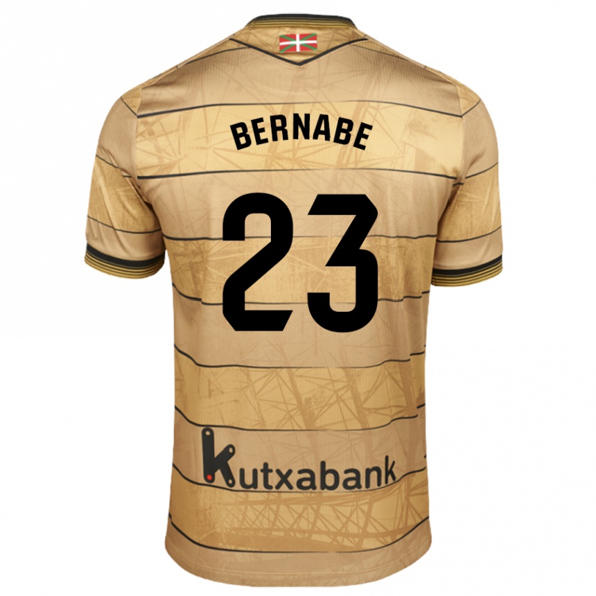 Enfant Football Maillot Alejandra Bernabé De Santiago #23 Marron Tenues Extérieur 2024/25