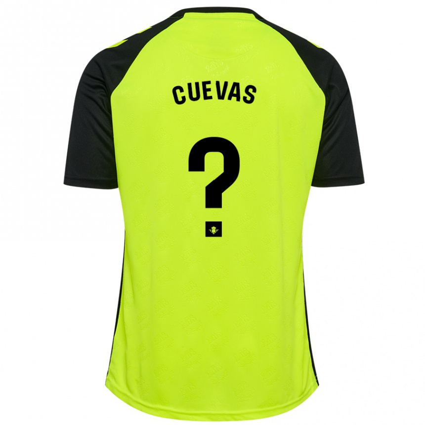 Enfant Football Maillot Miguel Cuevas #0 Jaune Fluo Noir Tenues Extérieur 2024/25