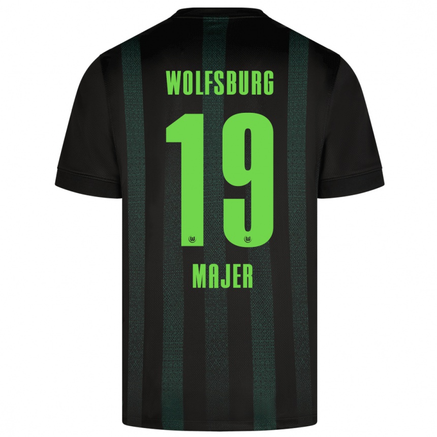 Enfant Football Maillot Lovro Majer #19 Vert Foncé Tenues Extérieur 2024/25