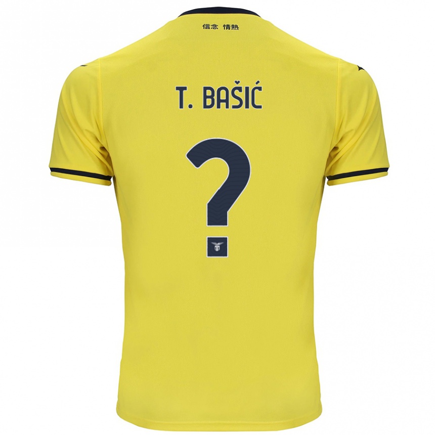 Enfant Football Maillot Toma Basic #0 Jaune Tenues Extérieur 2024/25