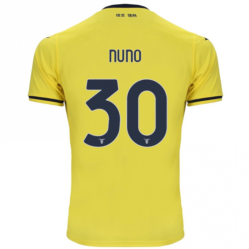 Enfant Football Maillot Nuno Tavares #30 Jaune Tenues Extérieur 2024/25