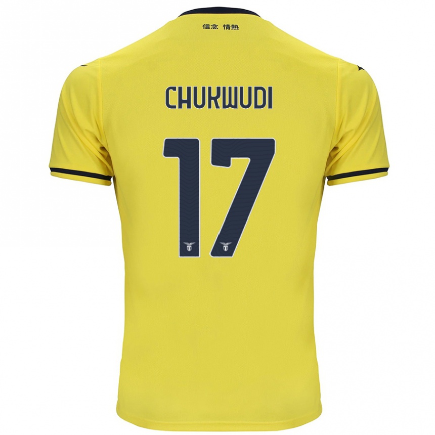 Enfant Football Maillot Ogonna Franca Chukwudi #17 Jaune Tenues Extérieur 2024/25