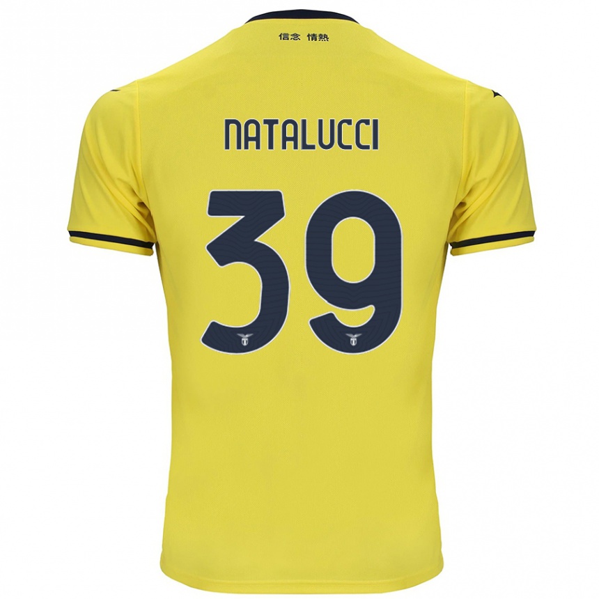 Enfant Football Maillot Serena Natalucci #39 Jaune Tenues Extérieur 2024/25