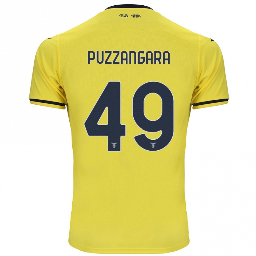 Enfant Football Maillot Angelo Antonio Puzzangara #49 Jaune Tenues Extérieur 2024/25