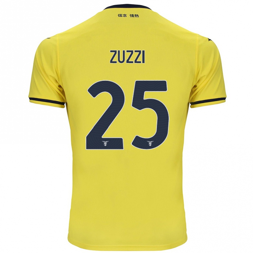 Enfant Football Maillot Giorgia Zuzzi #25 Jaune Tenues Extérieur 2024/25