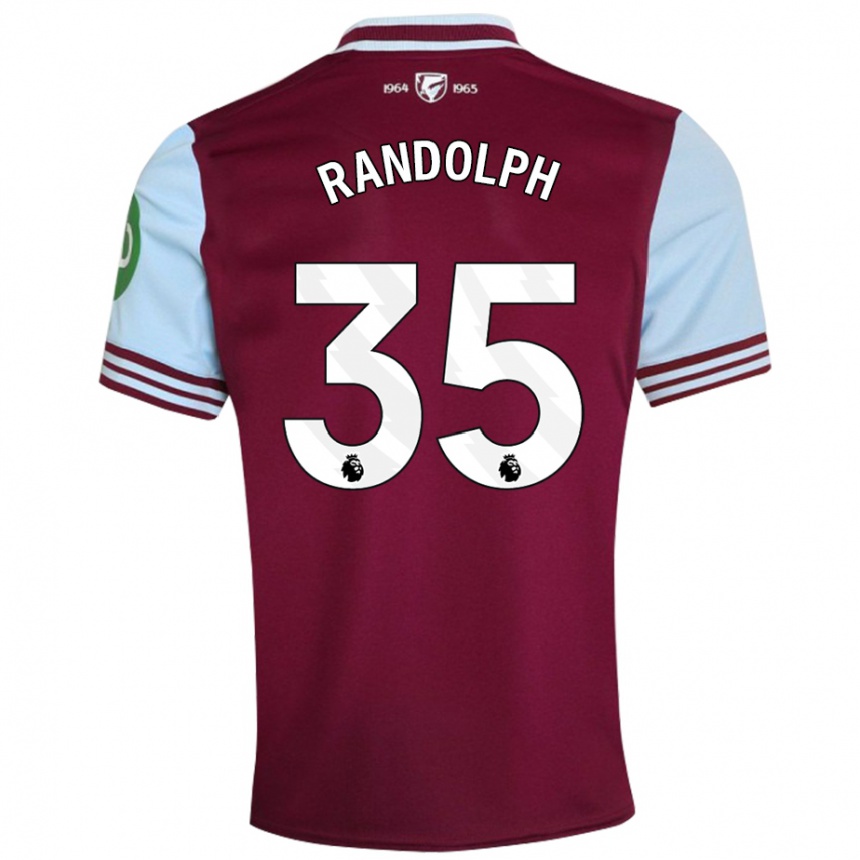 Homme Football Maillot Darren Randolph #35 Rouge Foncé Tenues Domicile 2024/25