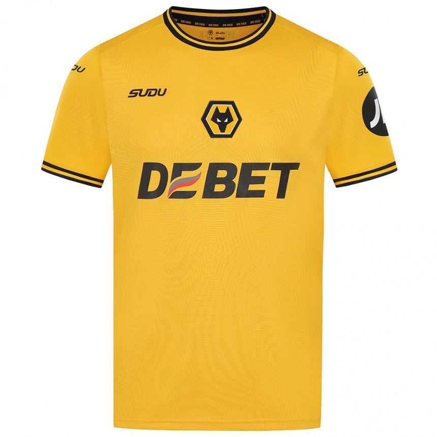 Homme Football Maillot Amy Dicken #14 Jaune Tenues Domicile 2024/25