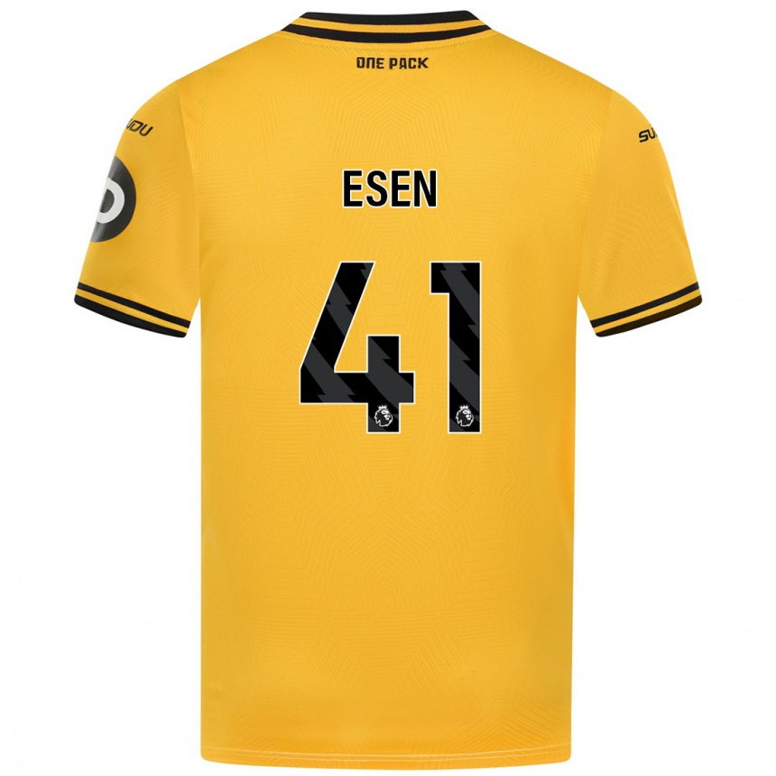 Homme Football Maillot Josh Esen #41 Jaune Tenues Domicile 2024/25