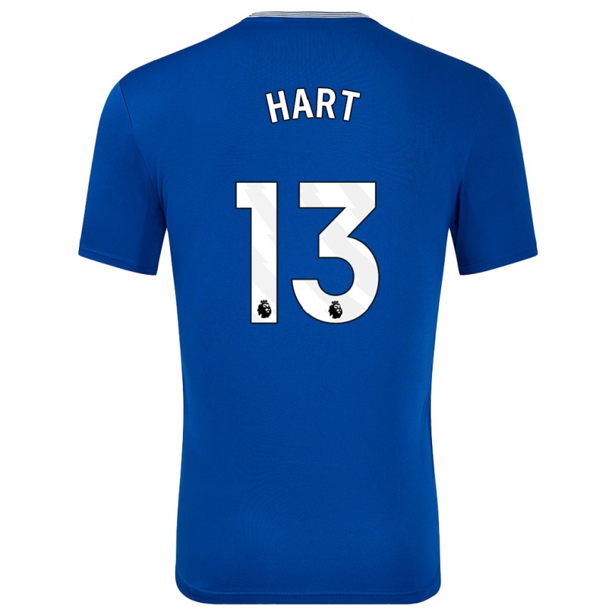 Homme Football Maillot Libby Hart #13 Bleu Avec Tenues Domicile 2024/25