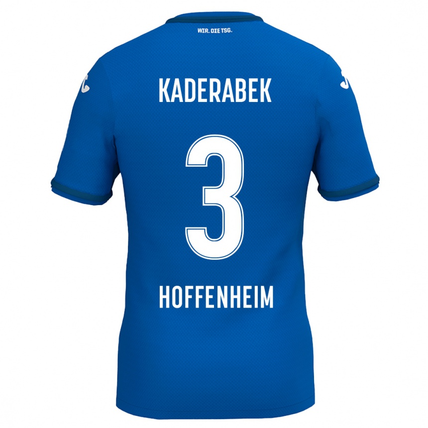 Homme Football Maillot Pavel Kaderabek #3 Bleu Royal Tenues Domicile 2024/25