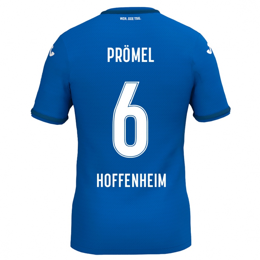 Homme Football Maillot Grischa Prömel #6 Bleu Royal Tenues Domicile 2024/25