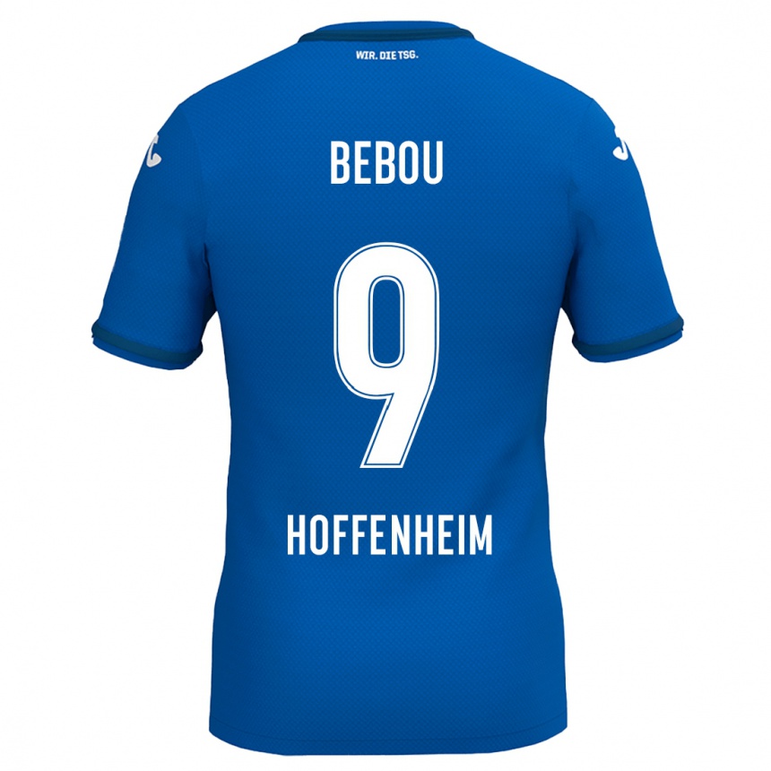 Homme Football Maillot Ihlas Bebou #9 Bleu Royal Tenues Domicile 2024/25