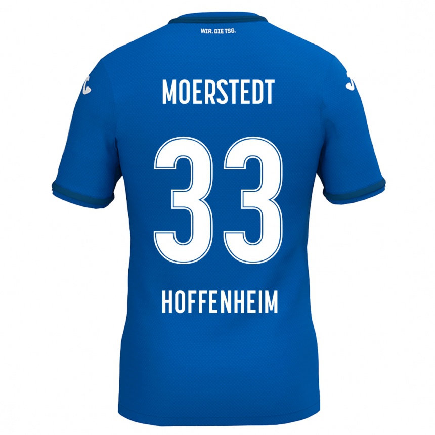 Homme Football Maillot Max Moerstedt #33 Bleu Royal Tenues Domicile 2024/25