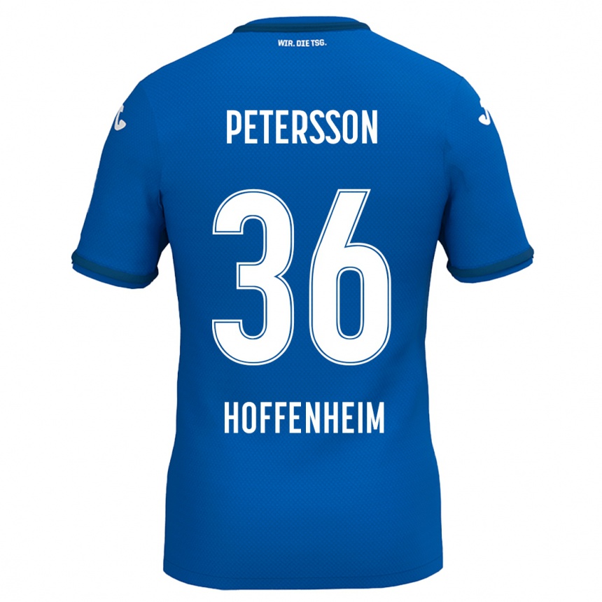 Homme Football Maillot Lúkas Petersson #36 Bleu Royal Tenues Domicile 2024/25