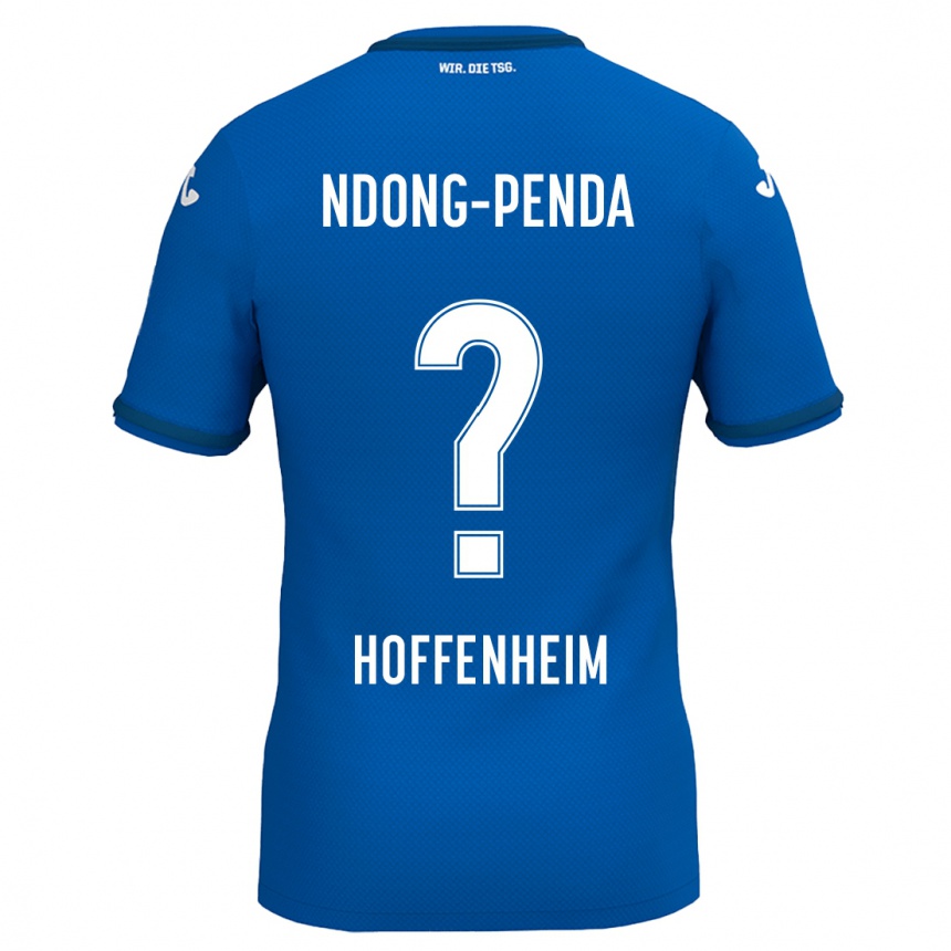 Homme Football Maillot Maxime Ndong-Penda #0 Bleu Royal Tenues Domicile 2024/25