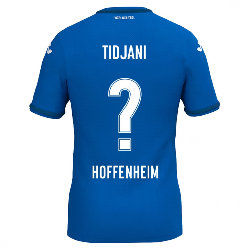 Homme Football Maillot Nouh Tidjani #0 Bleu Royal Tenues Domicile 2024/25