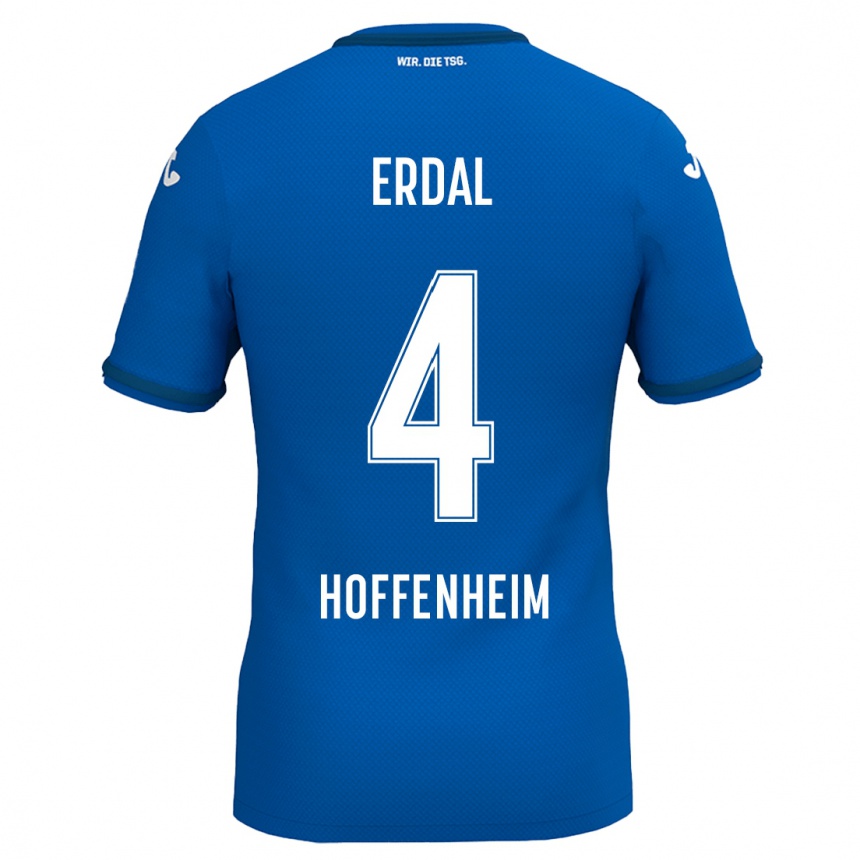 Homme Football Maillot İzzet Erdal #4 Bleu Royal Tenues Domicile 2024/25