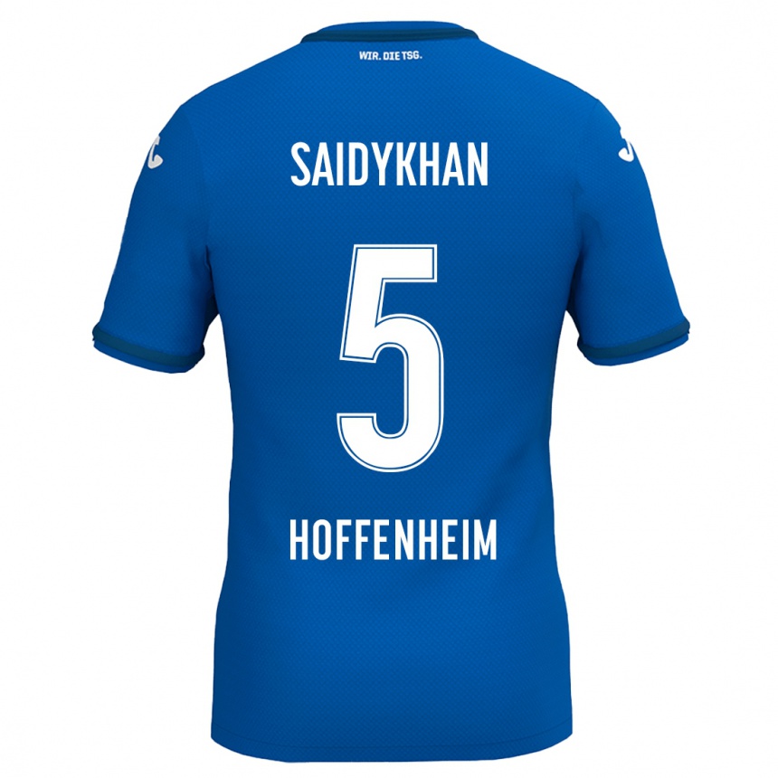 Homme Football Maillot Ibrahim Saidykhan #5 Bleu Royal Tenues Domicile 2024/25