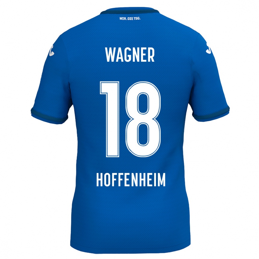 Homme Football Maillot Ricardo Wagner #18 Bleu Royal Tenues Domicile 2024/25