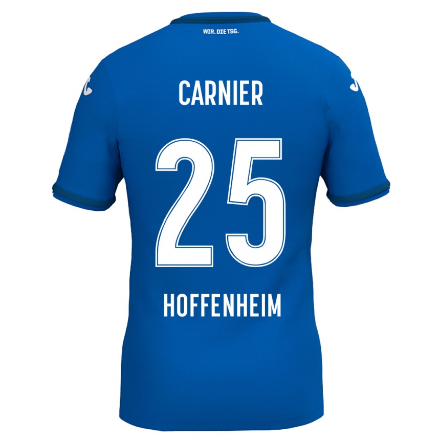 Homme Football Maillot Alekseï Carnier #25 Bleu Royal Tenues Domicile 2024/25