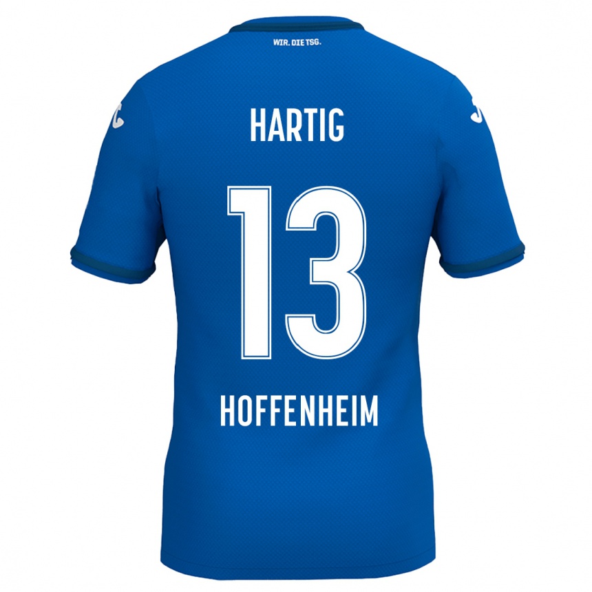 Homme Football Maillot Isabella Hartig #13 Bleu Royal Tenues Domicile 2024/25