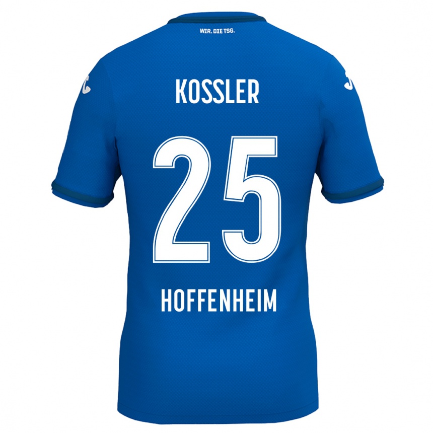 Homme Football Maillot Melissa Kössler #25 Bleu Royal Tenues Domicile 2024/25