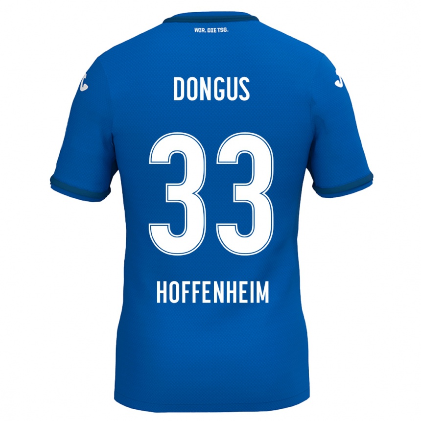 Homme Football Maillot Fabienne Dongus #33 Bleu Royal Tenues Domicile 2024/25