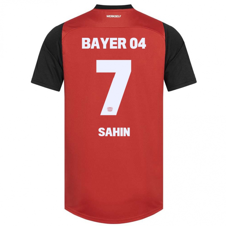 Homme Football Maillot Batuhan Sahin #7 Rouge Noir Tenues Domicile 2024/25