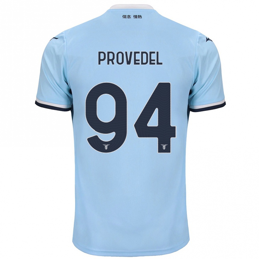 Homme Football Maillot Ivan Provedel #94 Bleu Tenues Domicile 2024/25