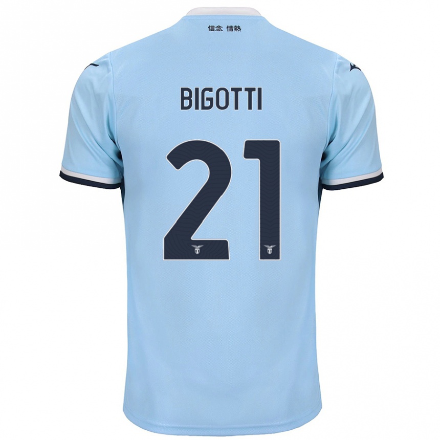 Homme Football Maillot Massimo Bigotti #21 Bleu Tenues Domicile 2024/25