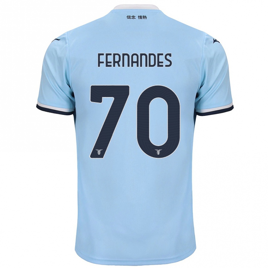 Homme Football Maillot Saná Fernandes #70 Bleu Tenues Domicile 2024/25