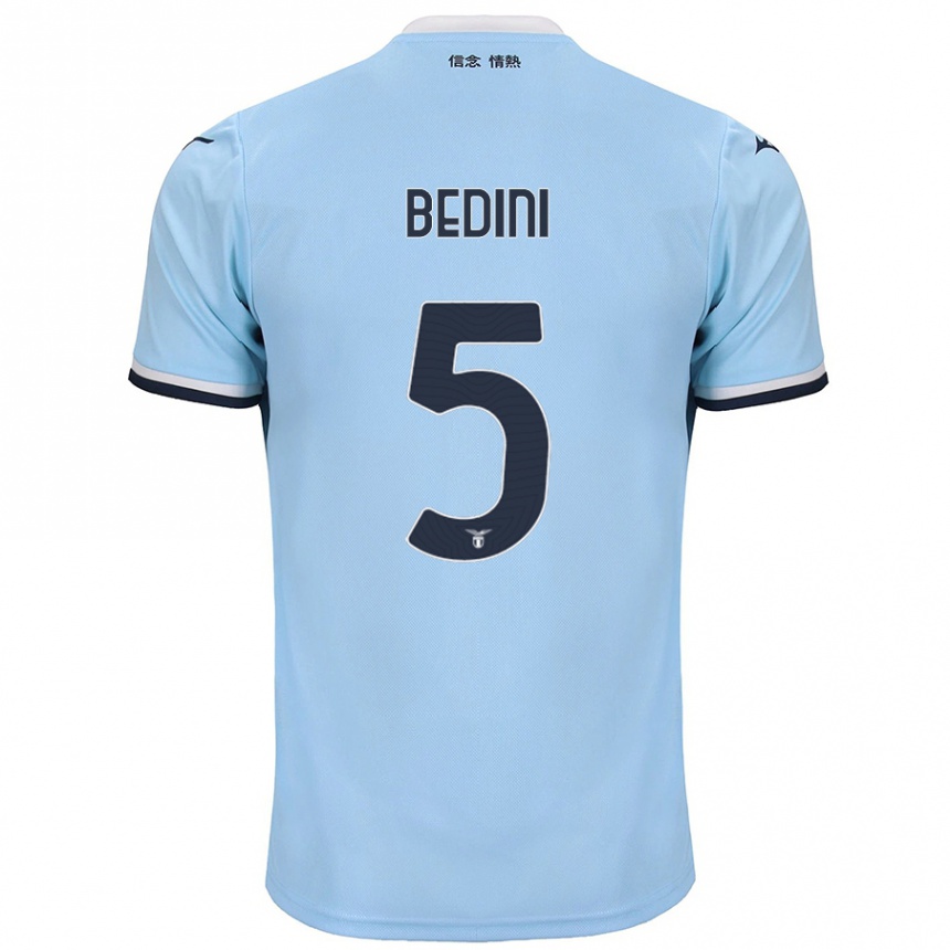 Homme Football Maillot Filippo Bedini #5 Bleu Tenues Domicile 2024/25