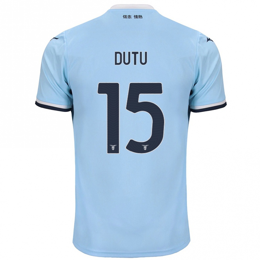 Homme Football Maillot Matteo Dutu #15 Bleu Tenues Domicile 2024/25