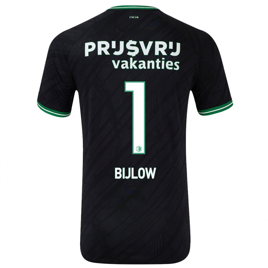 Homme Football Maillot Justin Bijlow #1 Noir Vert Tenues Extérieur 2024/25