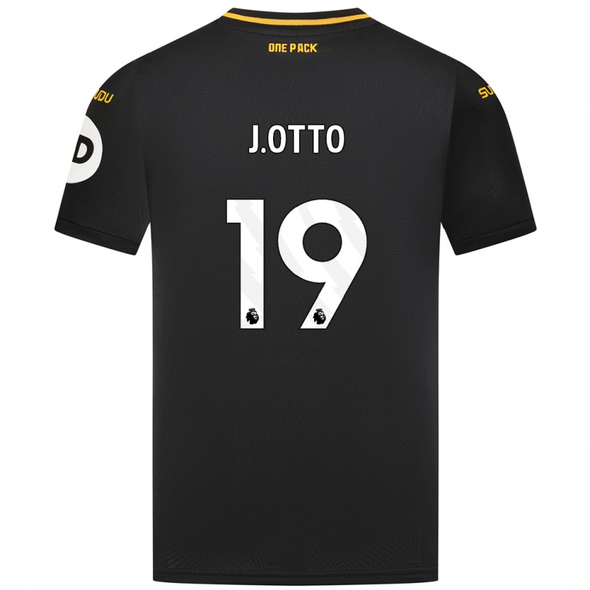 Homme Football Maillot Jonny Otto #19 Noir Tenues Extérieur 2024/25