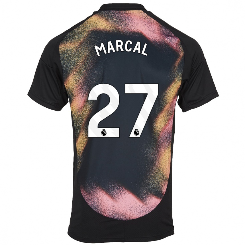 Homme Football Maillot Wanya Marçal #27 Noir Blanc Tenues Extérieur 2024/25