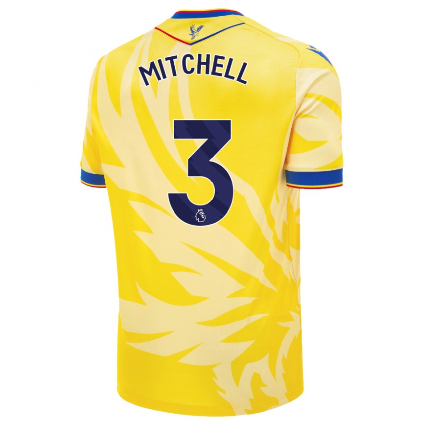 Homme Football Maillot Tyrick Mitchell #3 Jaune Tenues Extérieur 2024/25